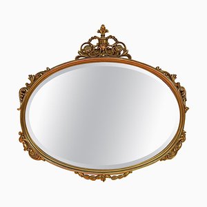 20th Century Louis XVI Medallion-Shaped Mirror-FLW-1402072