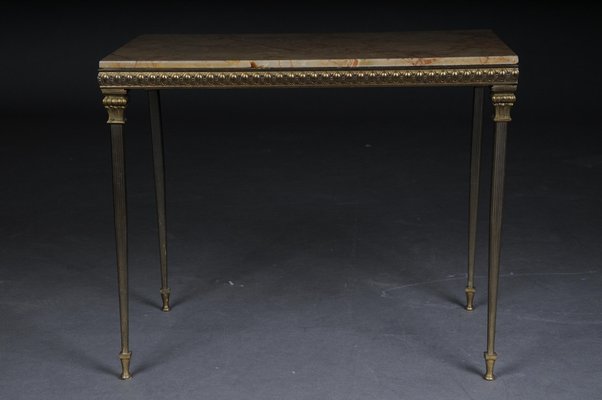 20th Century Louis XVI Side Table in Brass-FLW-1402094