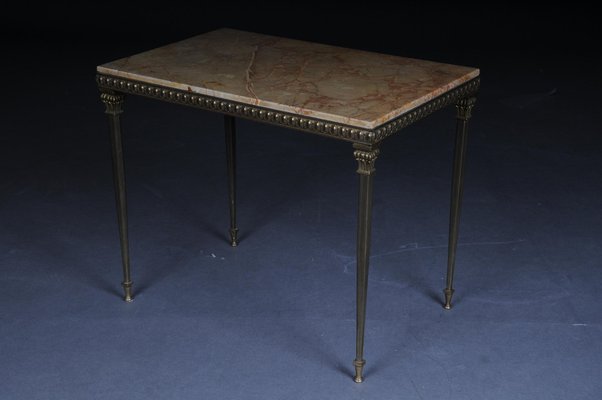 20th Century Louis XVI Side Table in Brass-FLW-1402094