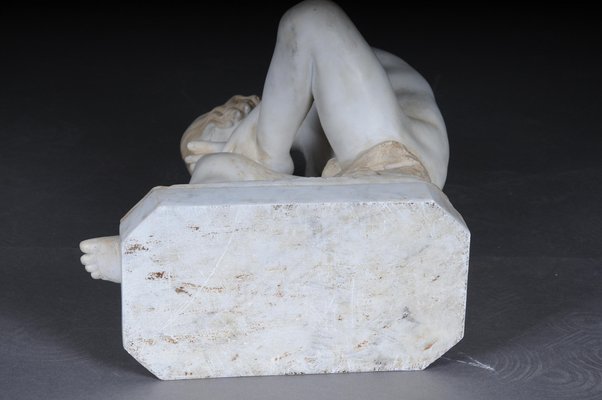 20th Century Marble Sculpture of Thorn Extractor Spinario-FLW-1401741