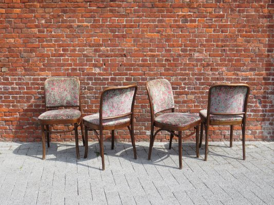 20th Century Model Prague No. 811 Chairs by Josef Hoffmann, Set of 4-UKG-1383352