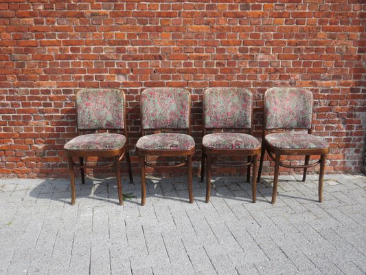 20th Century Model Prague No. 811 Chairs by Josef Hoffmann, Set of 4-UKG-1383352