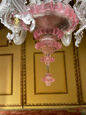 20th Century Mouth Blown Murano Chandelier, Italy-FLW-1402036