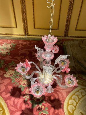 20th Century Mouth Blown Murano Chandelier, Italy-FLW-1402036