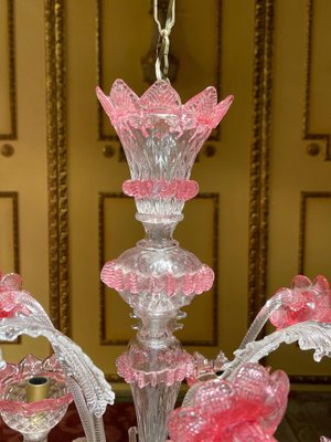 20th Century Mouth Blown Murano Chandelier, Italy-FLW-1402036