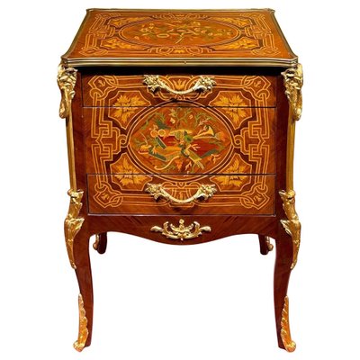 20th Century Napoleon III Side Table in Marquetry-FLW-1402071