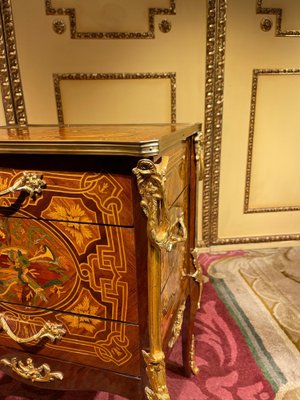 20th Century Napoleon III Side Table in Marquetry-FLW-1402071