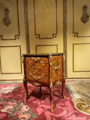 20th Century Napoleon III Side Table in Marquetry-FLW-1402071