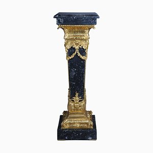 20th Century Napoleon III Style Marble Column with Bronze-FLW-1401732