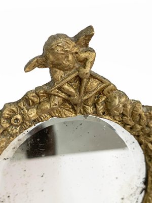 20th Century Neo-Renaissance Gilded Bronze Table Mirror-JDR-1125955