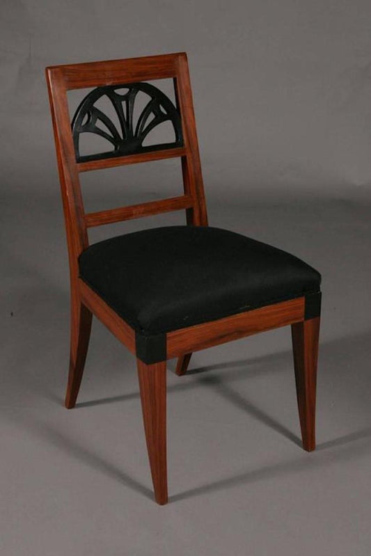 20th Century Neoclassical Style Light-Palisander Dining Chair