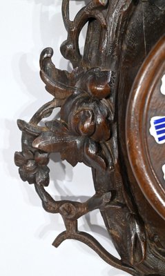 20th Century Renaissance Oak Clock, 1890s-RVK-1719998