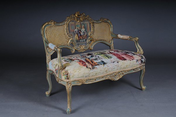 20th Century Rococo or Louis XV Style Canapé Sofa-FLW-1401762