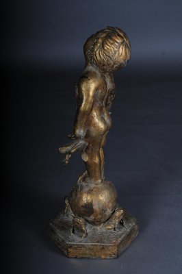 20th Century Sculpture of Putto with Frogs-FLW-1402029