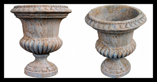 20th Century Siena Terracotta Vases, Set of 2