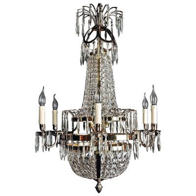 20th Century Swedish Classicist Style Empire Chandelier-FLW-1401962