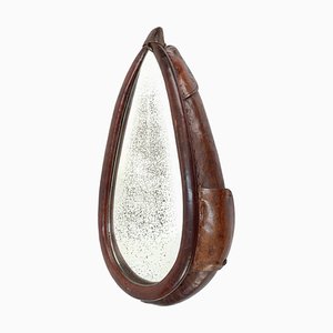 20th Century Swiss Leather Horse Collar Wall Mirror from K. Petermann, 1917-JDR-1125980