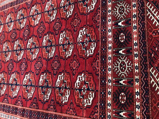 20th Century Turkmen Bukhara Rug-YMM-1062060