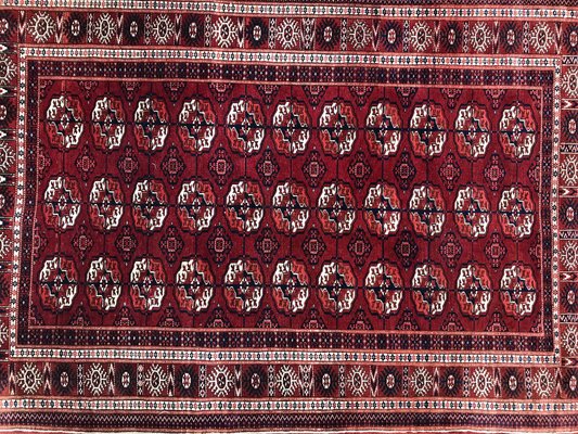 20th Century Turkmen Bukhara Rug-YMM-1062060