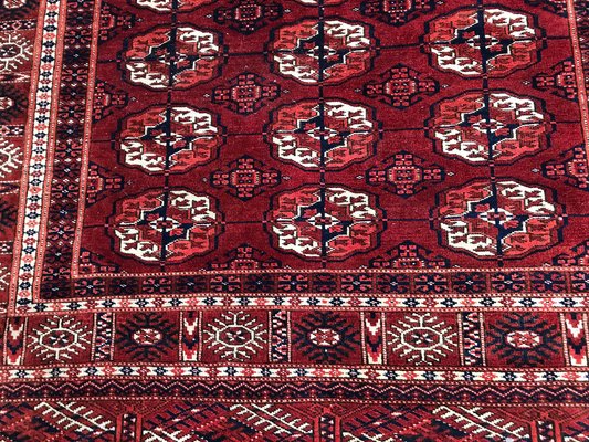 20th Century Turkmen Bukhara Rug-YMM-1062060