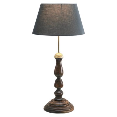 20th Century Turned Wooden Lamp-MJY-1149019