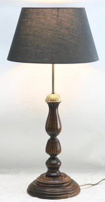 20th Century Turned Wooden Lamp-MJY-1149019