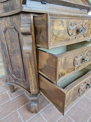 20th Century Walnut Flap with Three Drawers, Italy-ZUW-1799530