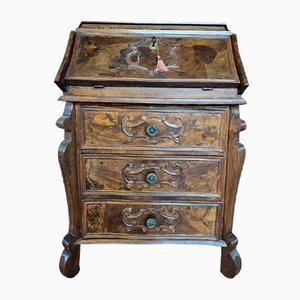 20th Century Walnut Flap with Three Drawers, Italy-ZUW-1799530