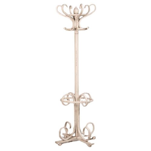 20th Century White Shabby Coat Rack from Thonet, 1920s