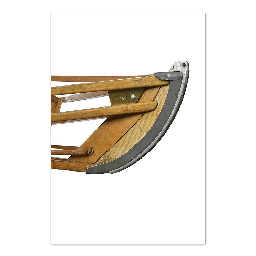 20th Century Wooden Canoe Structure from Pouch