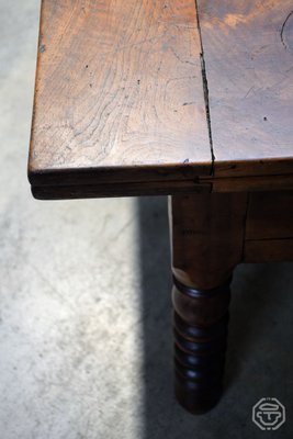 20th Century Wooden Passementier Table with Drawer, France, Lyon, 1880-LA-1299690