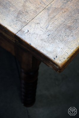 20th Century Wooden Passementier Table with Drawer, France, Lyon, 1880-LA-1299690