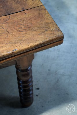 20th Century Wooden Passementier Table with Drawer, France, Lyon, 1880-LA-1299690