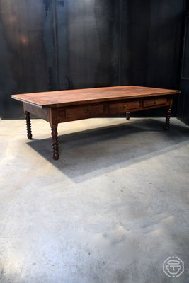 20th Century Wooden Passementier Table with Drawer, France, Lyon, 1880-LA-1299690