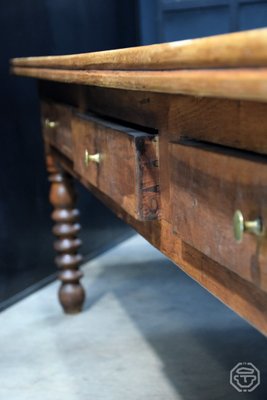 20th Century Wooden Passementier Table with Drawer, France, Lyon, 1880-LA-1299690