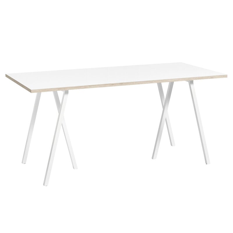 Loop Stand table 160 cm by HAY #white #