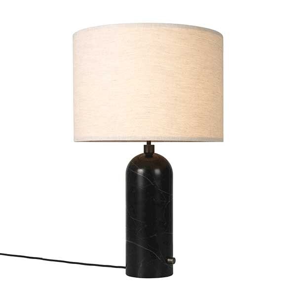 Gravity Table Lamp Large Black/Canvas