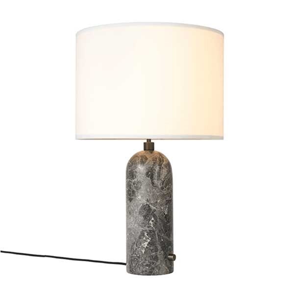 Gravity Table Lamp Large Gray Black/Canvas