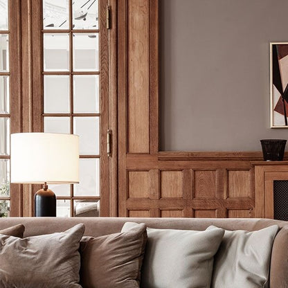 Gravity Table Lamp Large Gray Black/Canvas