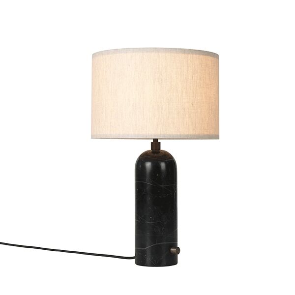 Gravity Table Lamp Small Black/Canvas