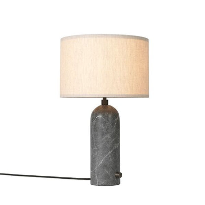 Gravity Table Lamp Small Gray Black/Canvas