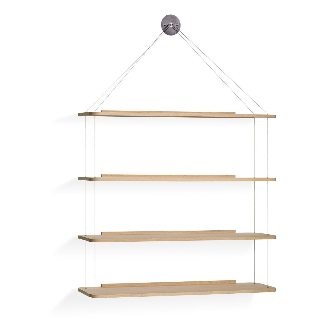 LIBRERIA PENSILE - Floating oak bookcase