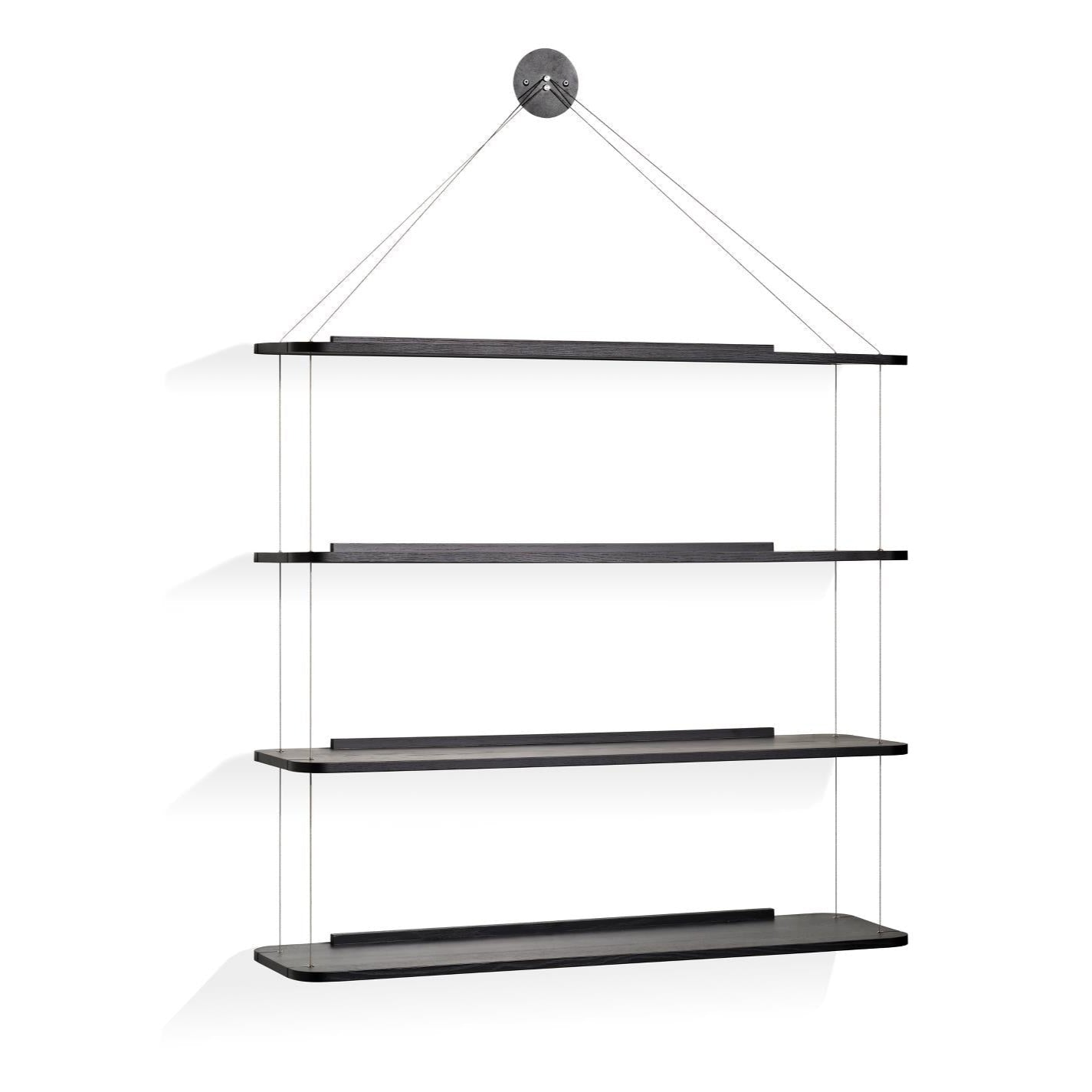 LIBRERIA PENSILE - Floating oak bookcase