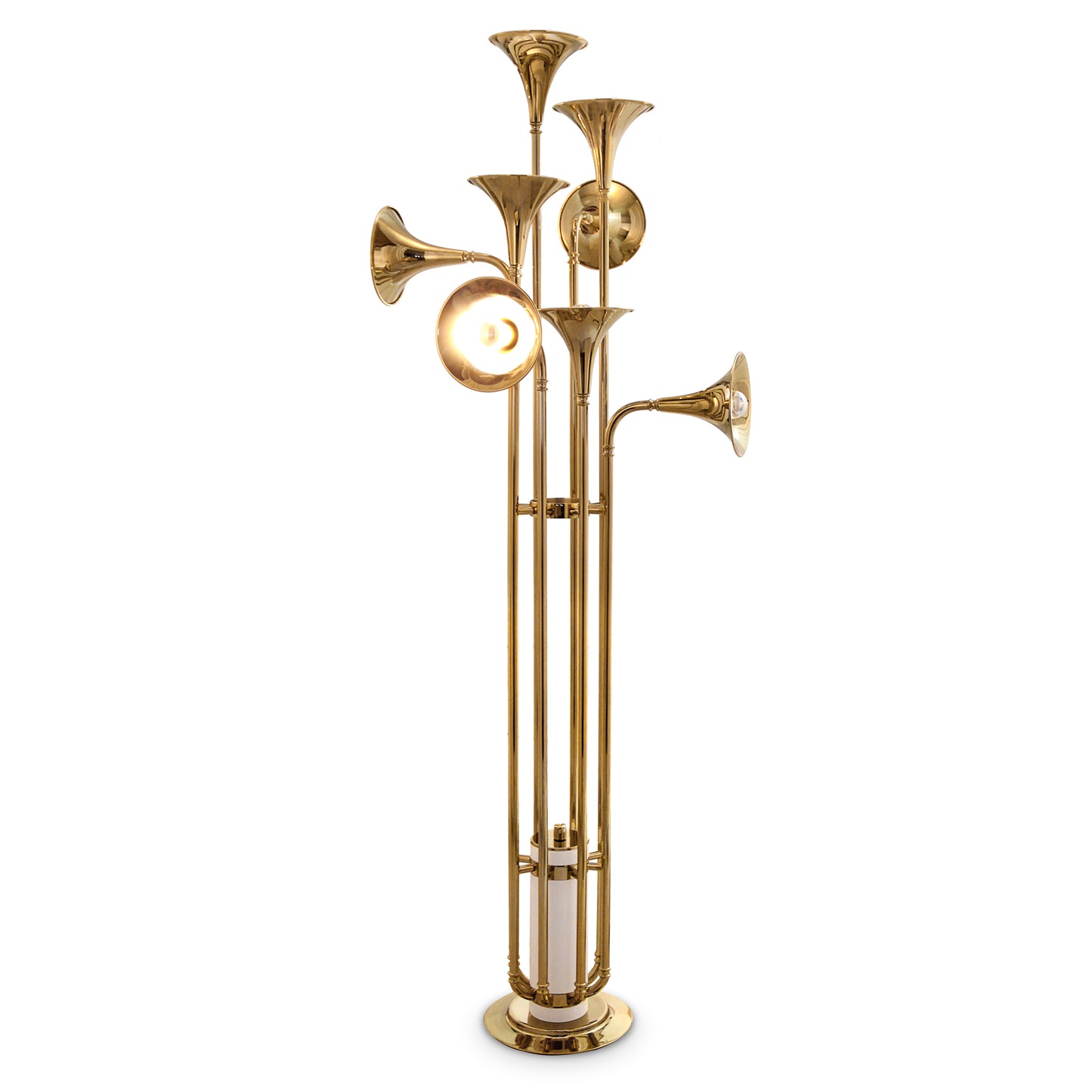 Botti - Brass Floor Lamp by Delightfull
