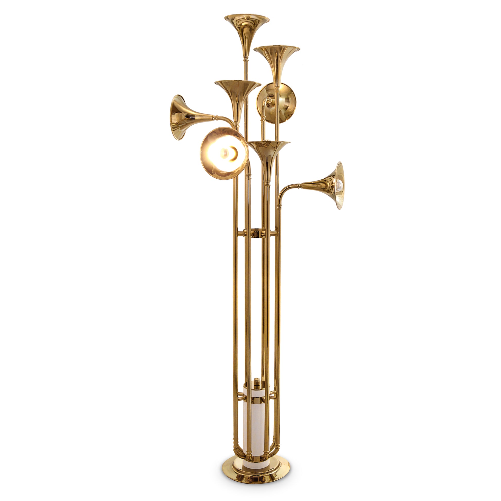 Botti - Brass Floor Lamp by Delightfull