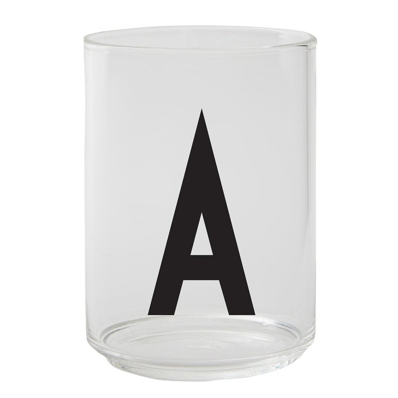 Arne Jacobsen drinking glass by Design Letters #A-Z #Z