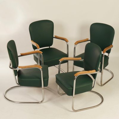 2154 Armchair by Paul Schuitema for Fana Metaal, 1930s-ZT-1008904