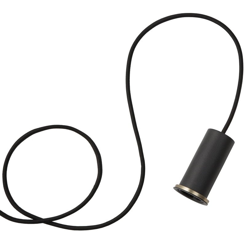 Socket Pendant Low by ferm LIVING #black #