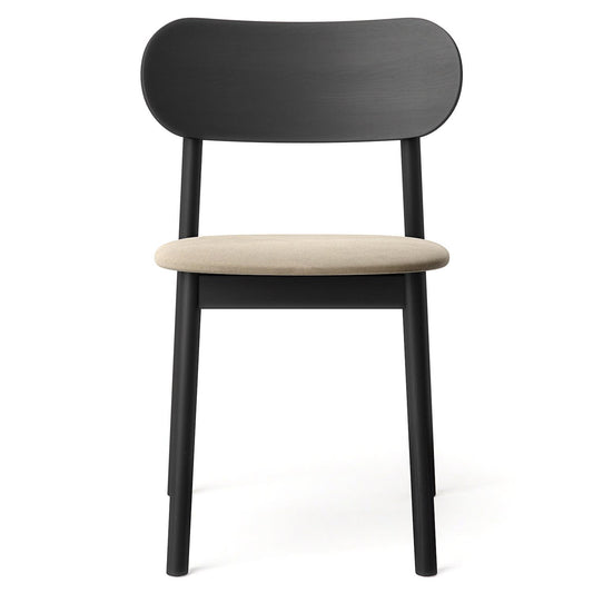 Decotique Elephant Dining Chair Black/Beige Velvet