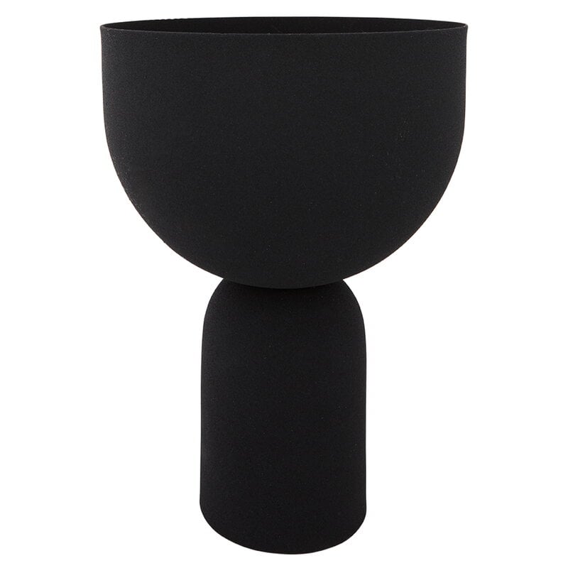 Torus flowerpot by AYTM #M, black #